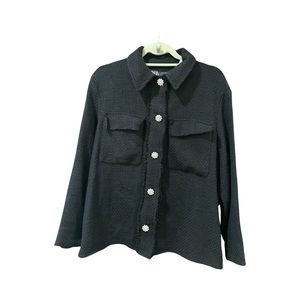 Zara oversized dark blue blazer